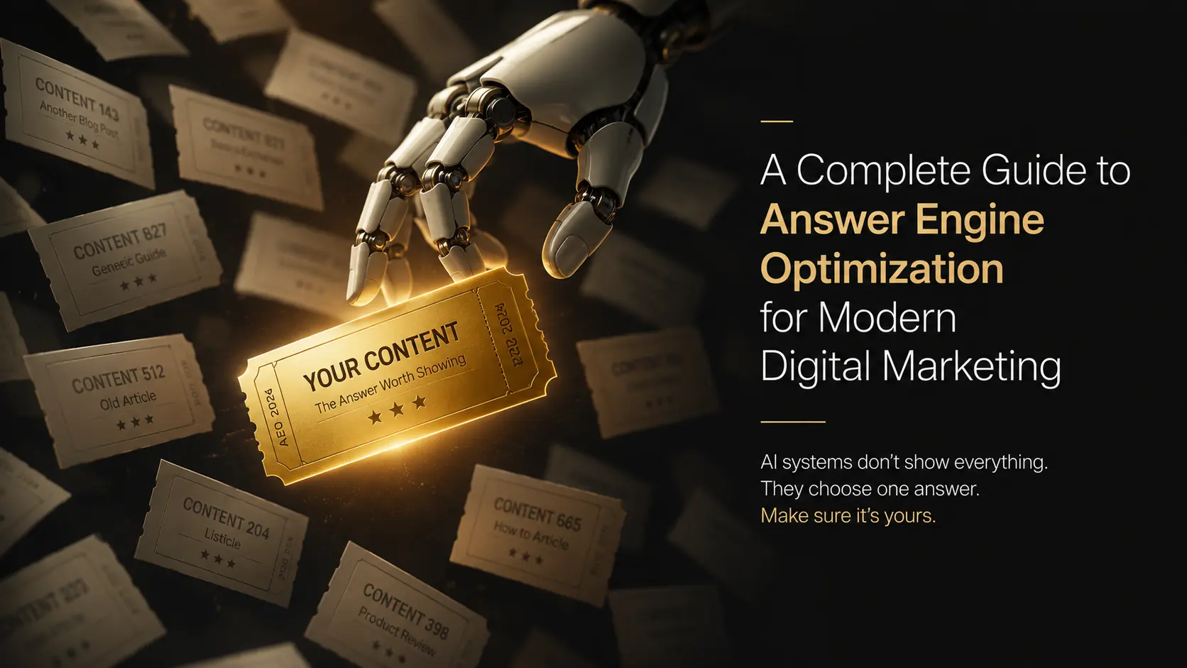 Answer Engine Optimization for Modern Digital Marketing